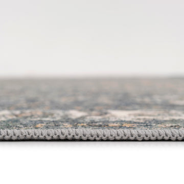 Soft Washable Classic Green Runner - Maude