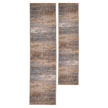 Soft Washable Brushed Gold Runner - Millie