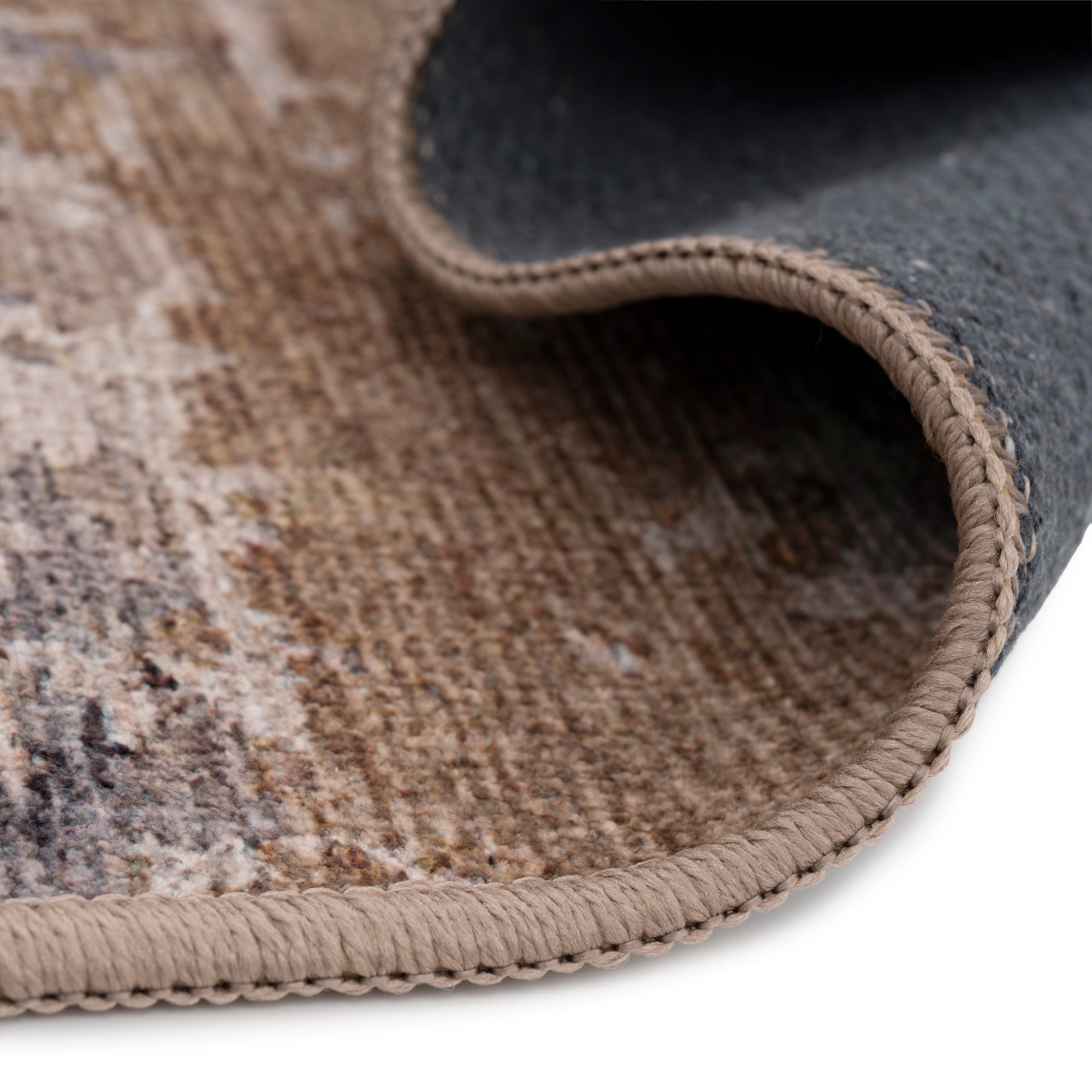 Soft Washable Brushed Gold Rug - Millie