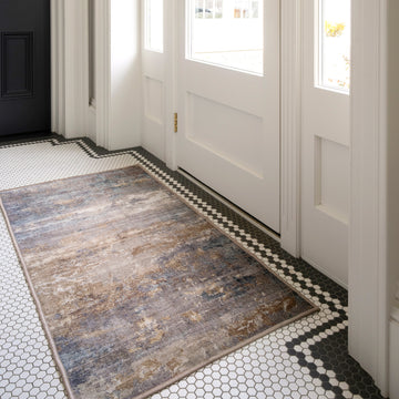 Soft Washable Gold Indoor Mat - Millie