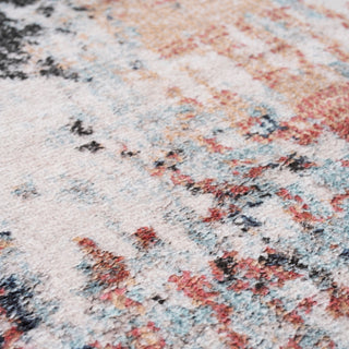 Soft Washable Multicolour Abstract Rug - Pierre