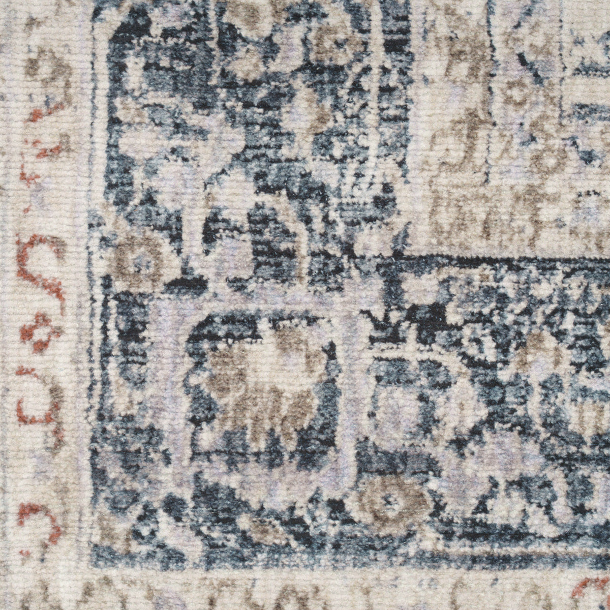 Soft Washable Floral Print Rug - Augusta