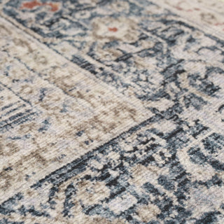 Soft Washable Floral Print Rug - Augusta