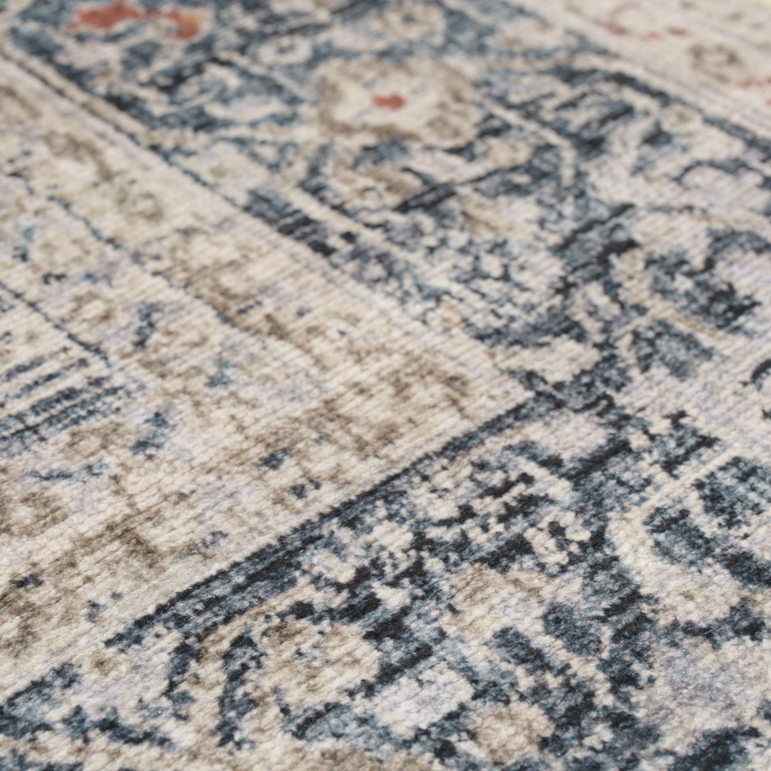 Soft Washable Floral Print Runner - Augusta