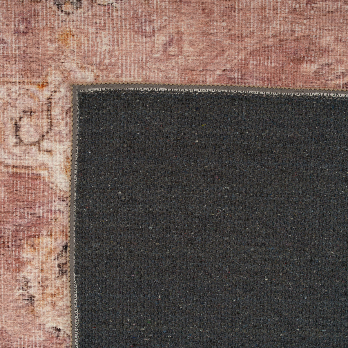 Soft Washable Vintage Pink Runner - Maribel
