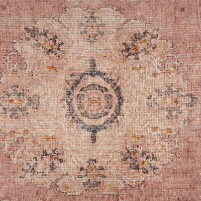 Soft Washable Vintage Pink Runner - Maribel