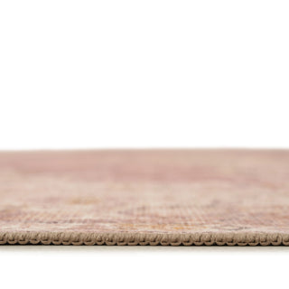 Soft Washable Vintage Pink Rug - Maribel