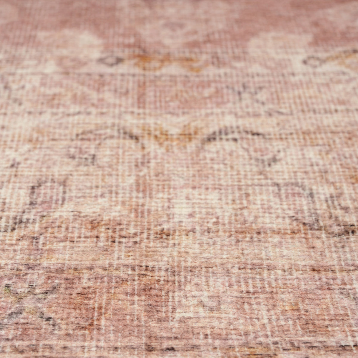 Soft Washable Vintage Pink Rug - Maribel