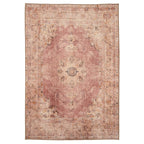 Soft Washable Vintage Pink Rug - Maribel