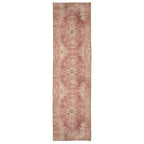 Soft Washable Vintage Pink Runner - Maribel