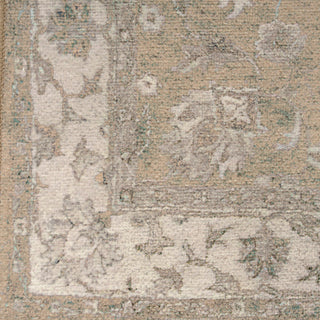 Soft Washable Green Floral Rug - Seraphina
