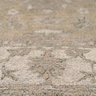Soft Washable Green Floral Runner - Seraphina