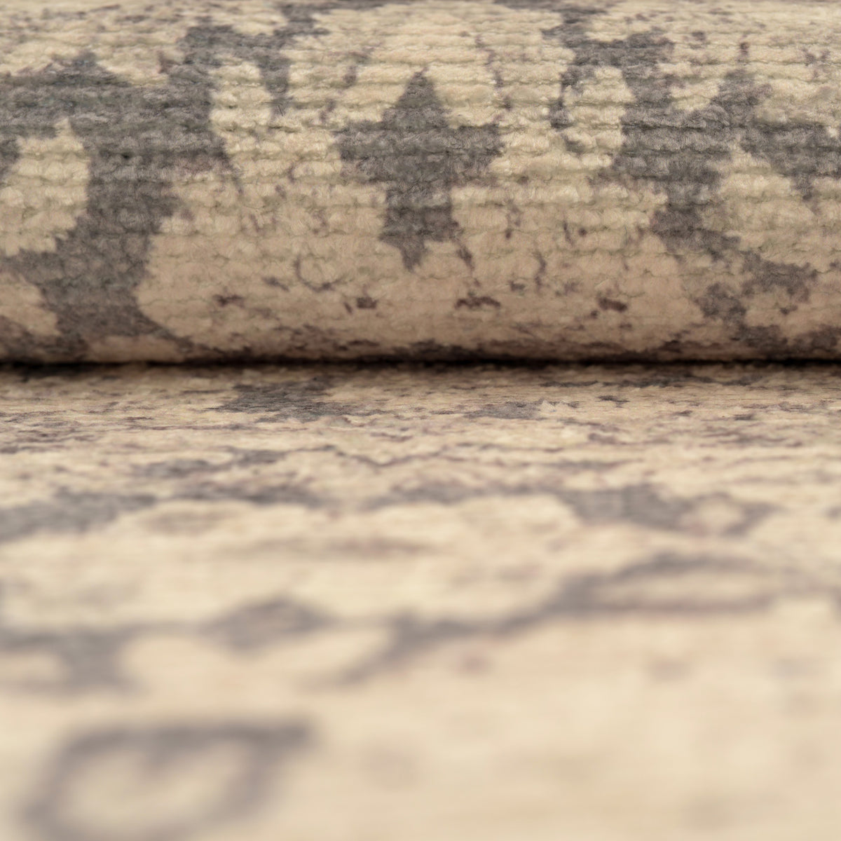 Soft Washable Ornate Cream Rug - Simone