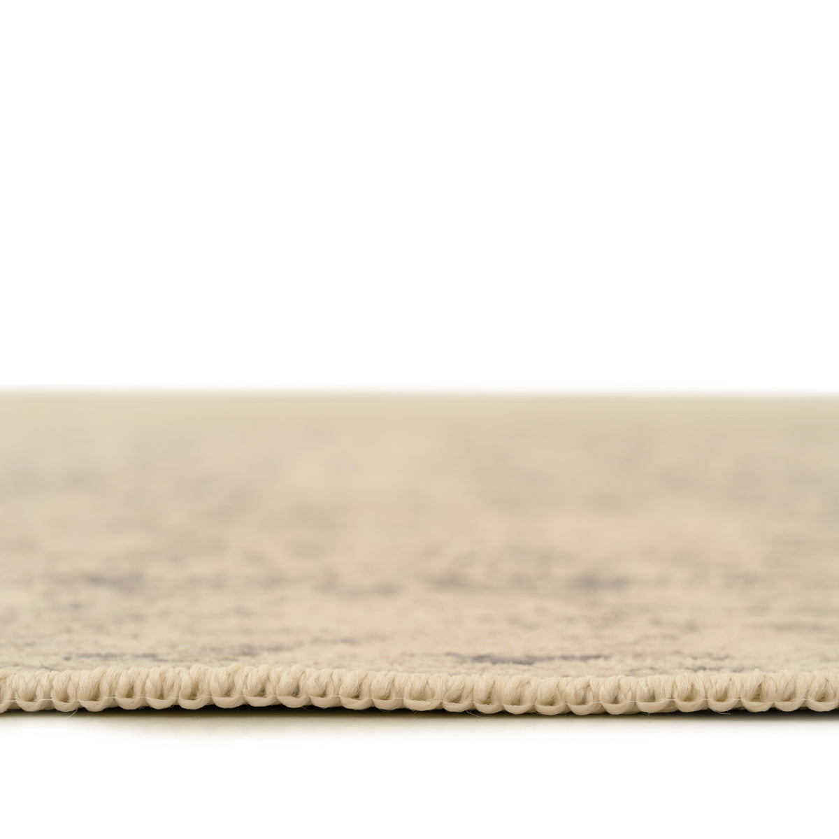 Soft Washable Ornate Cream Rug - Simone
