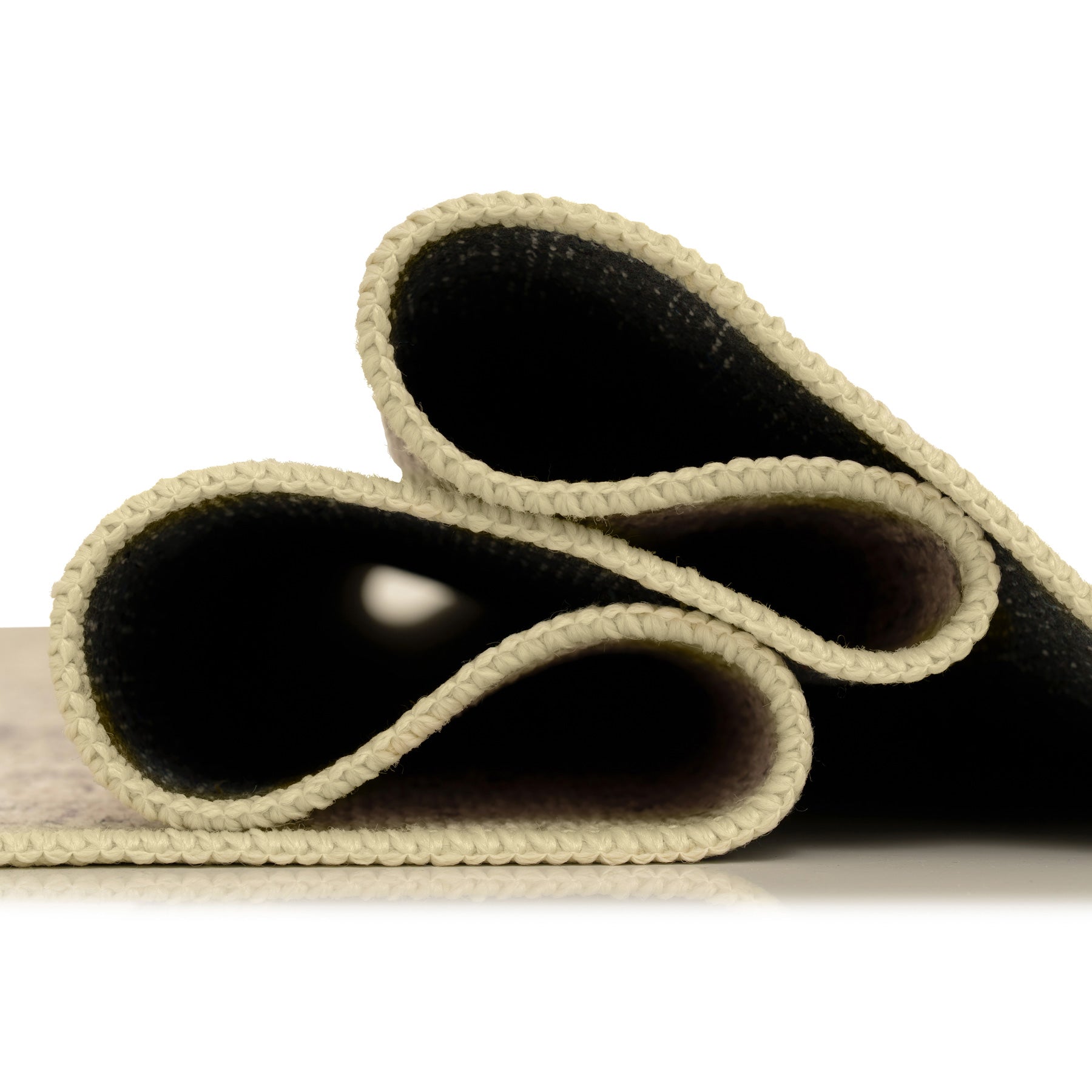 Soft Washable Ornate Cream Rug - Simone