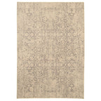 Soft Washable Ornate Cream Rug - Simone