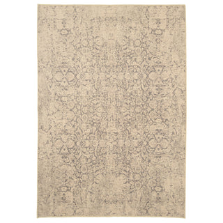 Soft Washable Ornate Cream Rug - Simone