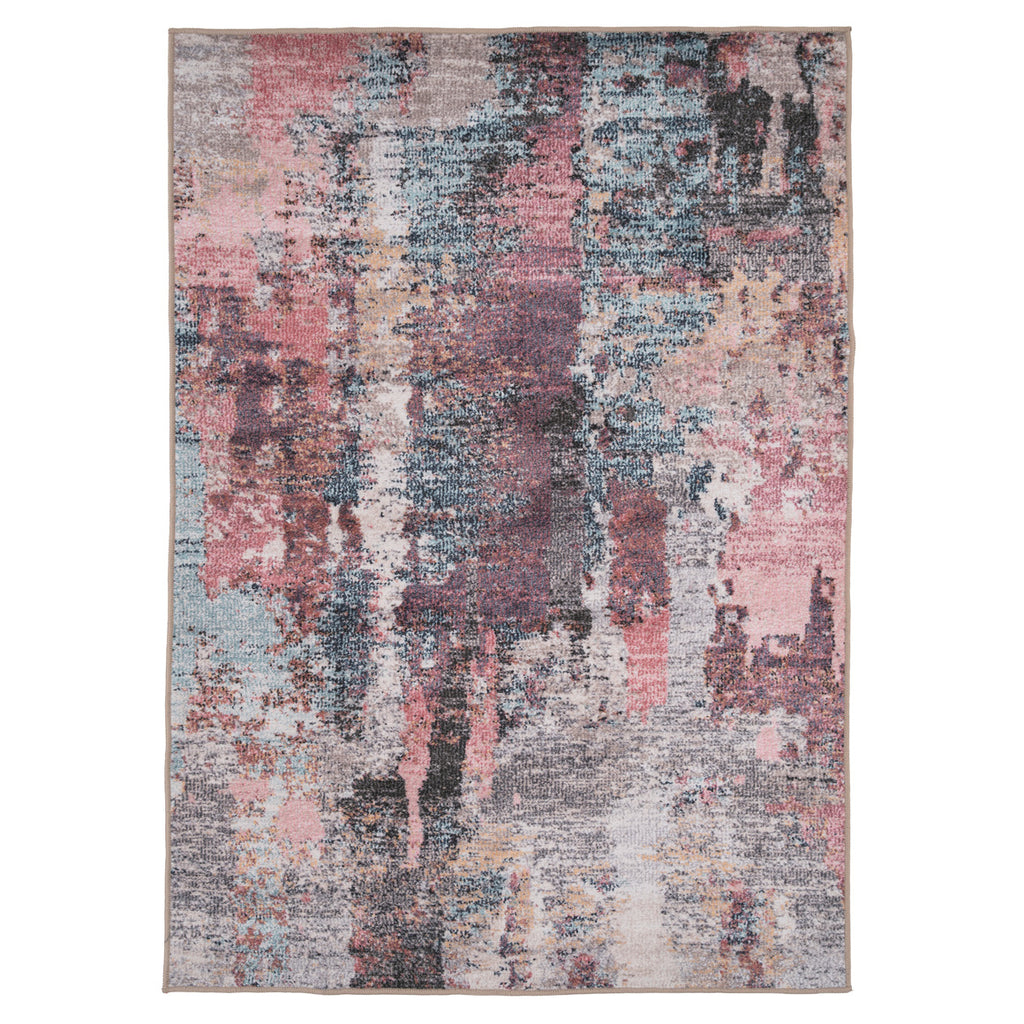Soft Washable Multicolour Blush Rug - Rosa | Living Room Rugs | Kukoon ...