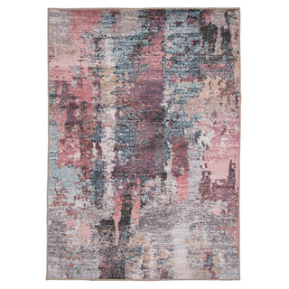 Soft Washable Multicolour Blush Rug - Rosa