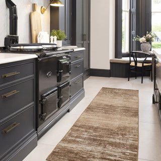 Soft Washable Mossy Brown Beige Rug - Ryn