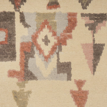 Soft Washable Multi Aztec Runner - Azra