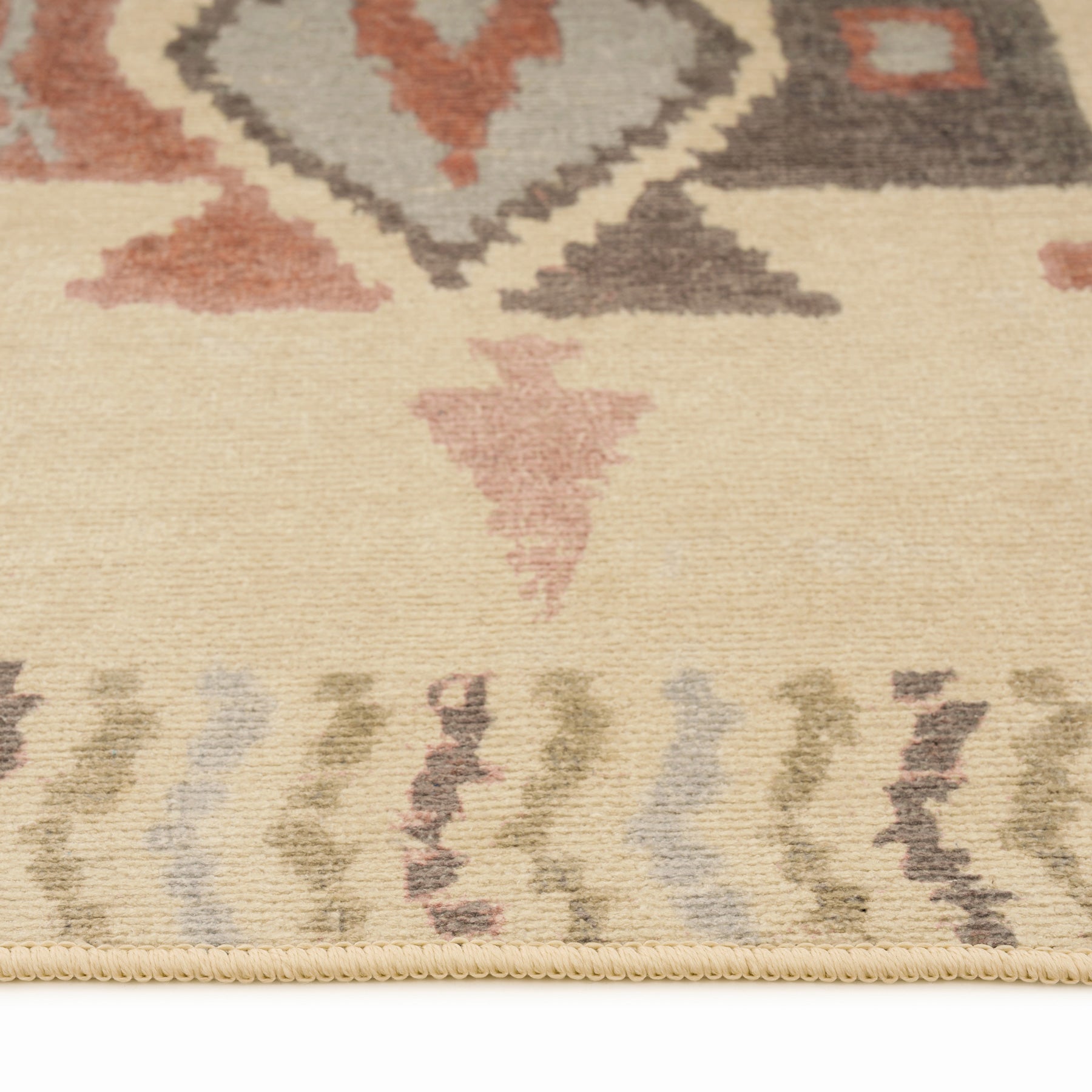 Soft Washable Multi Aztec Rug - Azra