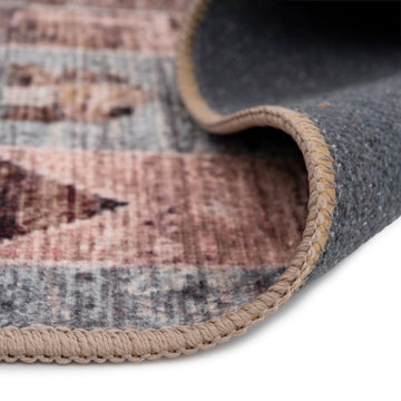 Soft Washable Aztec Indoor Mat - Sybil