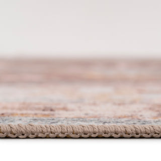 Soft Washable Brown Aztec Rug - Sybil