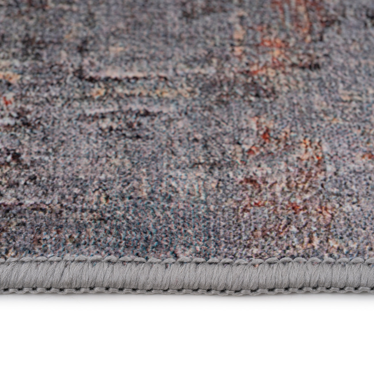 Soft Washable Stormy Grey Rug - Tara