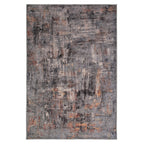 Soft Washable Abstract Grey Rug - Tara