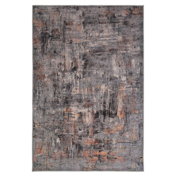 Soft Washable Stormy Grey Rug - Tara