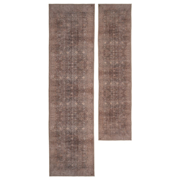 Soft Washable Heritage Brown Runner - Winnie