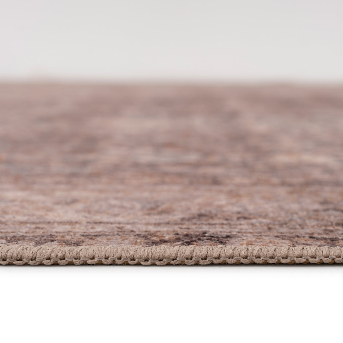 Soft Washable Heritage Brown Rug - Winnie