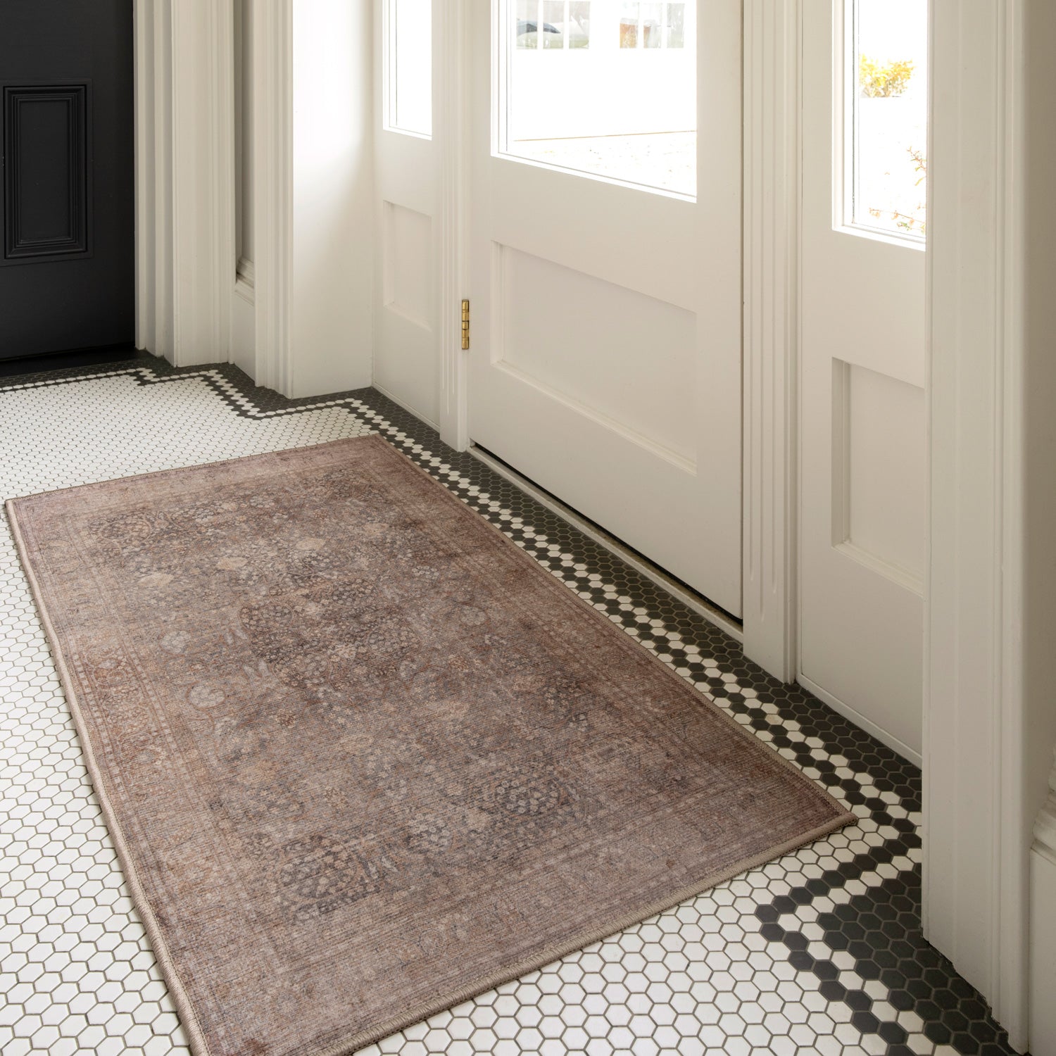 Soft Washable Heritage Indoor Mat - Winnie | Doormats | Kukoon Rugs Online
