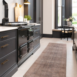 Soft Washable Heritage Brown Runner - Winnie