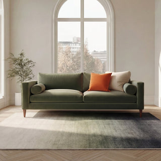 Soft Washable Green Ombre Rug - Gem