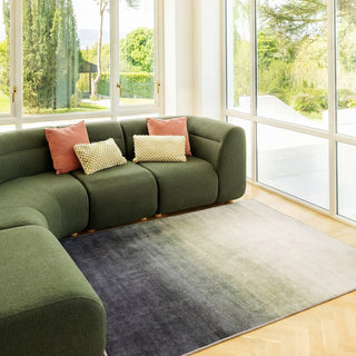 Soft Washable Green Ombre Rug - Gem