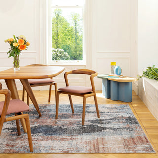 Soft Washable Multicolour Abstract Rug - Pierre