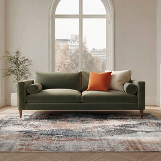 Soft Washable Multicolour Abstract Rug - Pierre