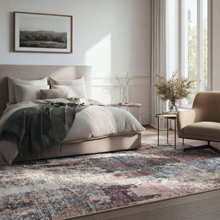 Soft Washable Multicolour Blush Rug - Rosa