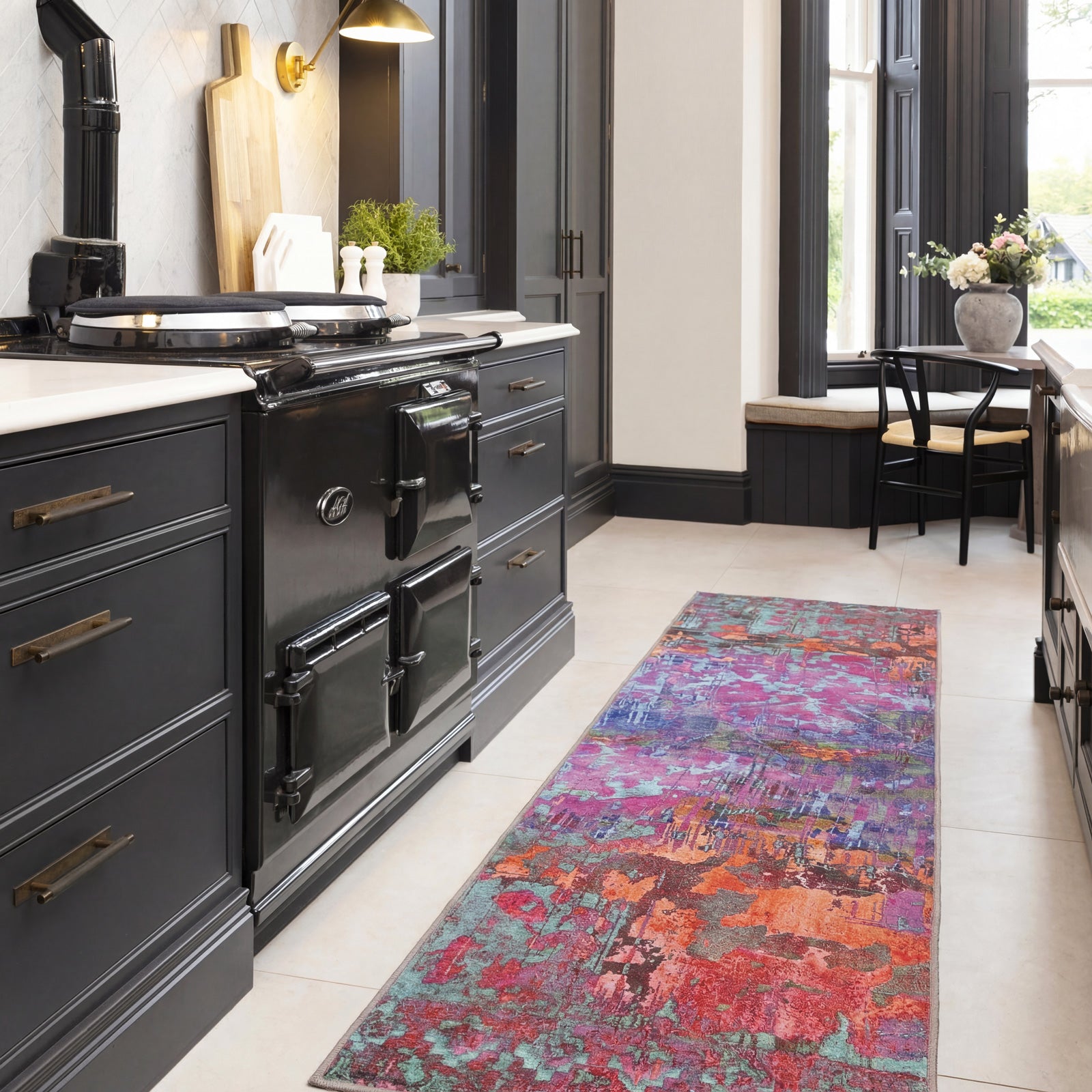 Soft Washable Multicolour Runner - Blazing