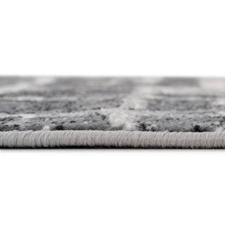 Abstract Black Grey Stair Carpet Runner - Cut to Measure