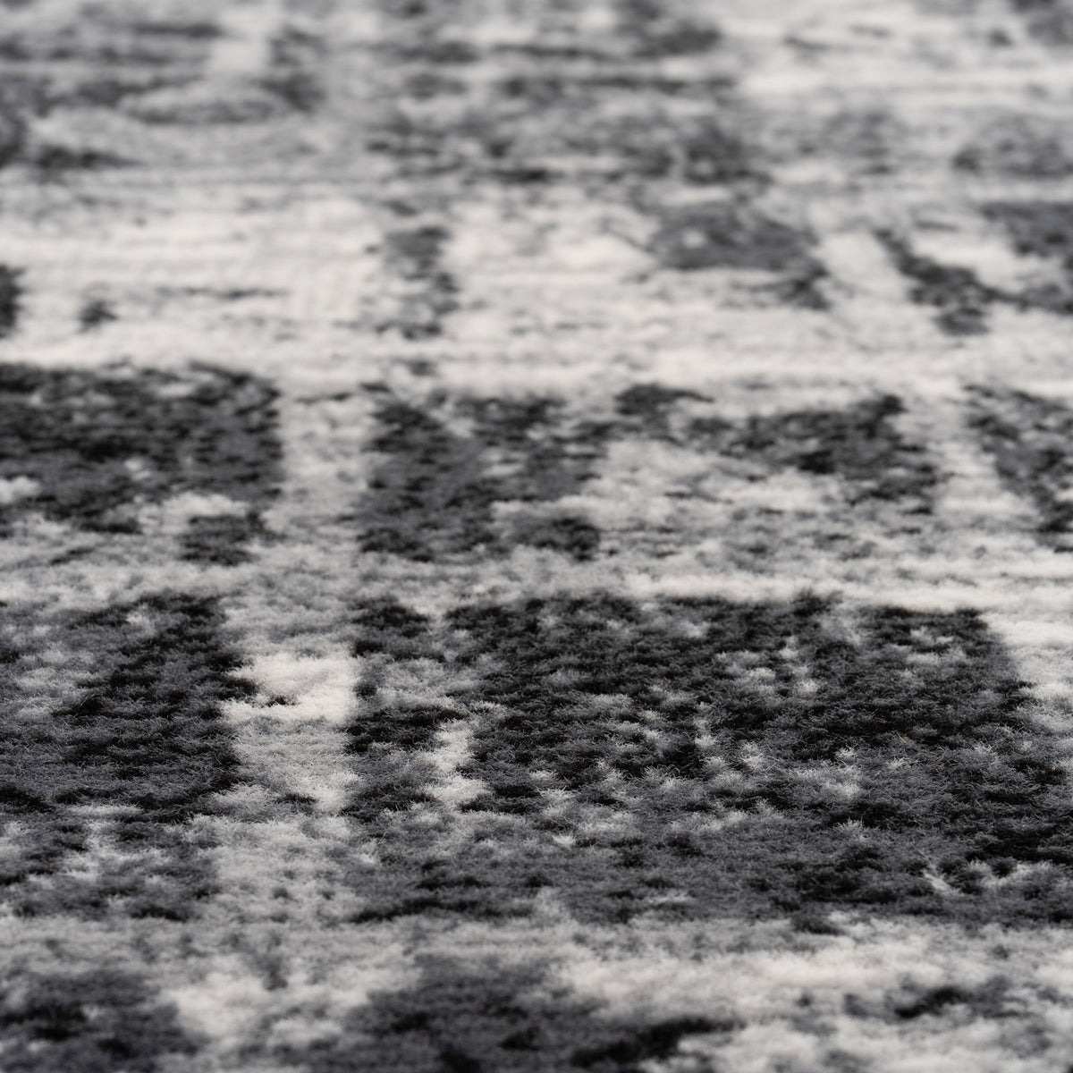 Abstract Black Grey Stair Carpet Runner - Cut to Measure