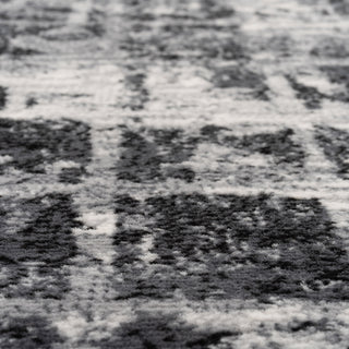 Abstract Black Grey Stair Carpet Runner - Cut to Measure
