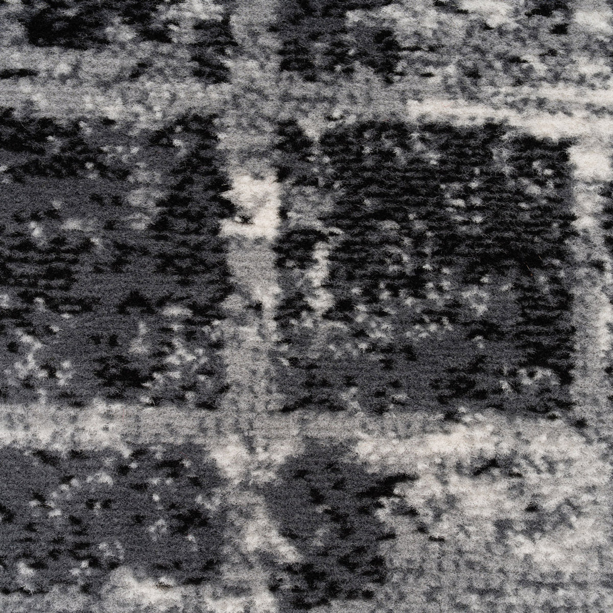Abstract Black Grey Stair Carpet Runner - Cut to Measure