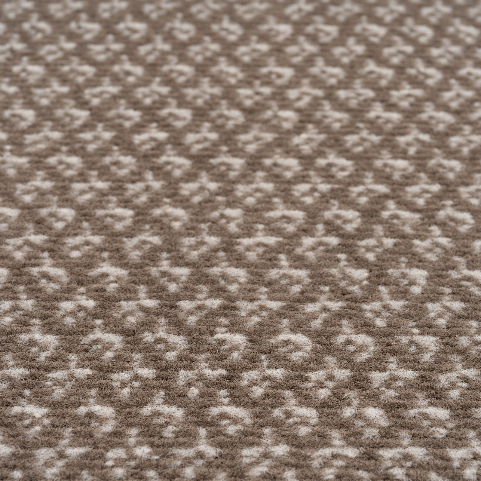 Beige Bordered Stair Carpet Runner - Cut to Measure