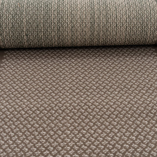 Beige Bordered Stair Carpet Runner - Cut to Measure