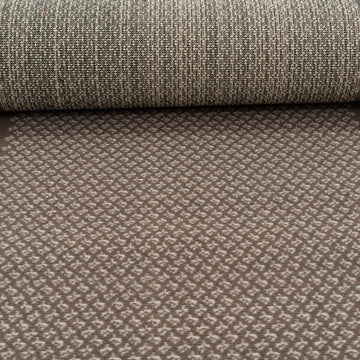 Beige Bordered Stair Carpet Runner - Cut to Measure