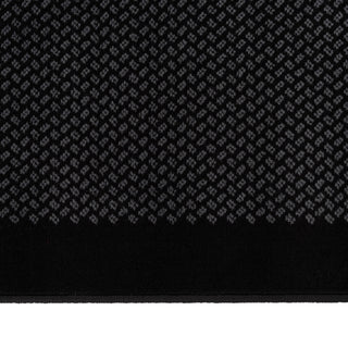 Black Bordered Stair Carpet Runner - Cut to Measure