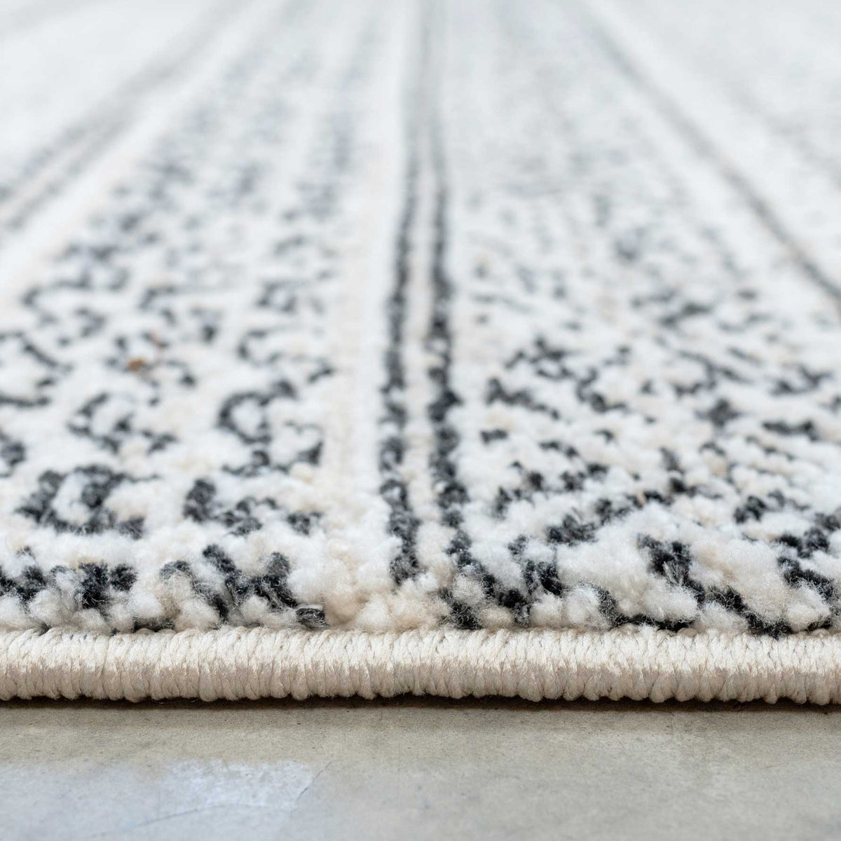 Soft Underfoot Grey Tribal Moroccan Berber Runner Rug